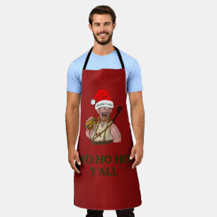 Tablier Cool HillBilly Grill Noël Danemark Apron!