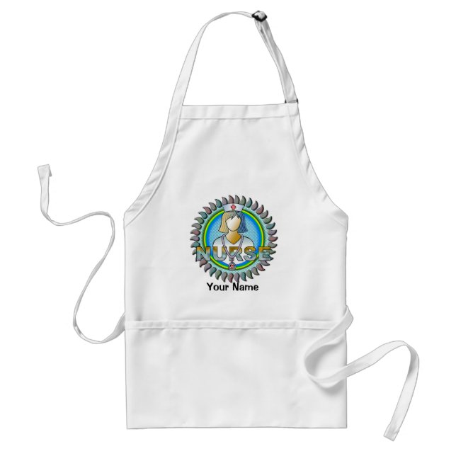 Tablier Cool Nurse custom name Apron (Devant)