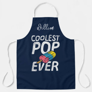 Tablier Cool Papa Summer BBQ Grill Pop Personnalisé