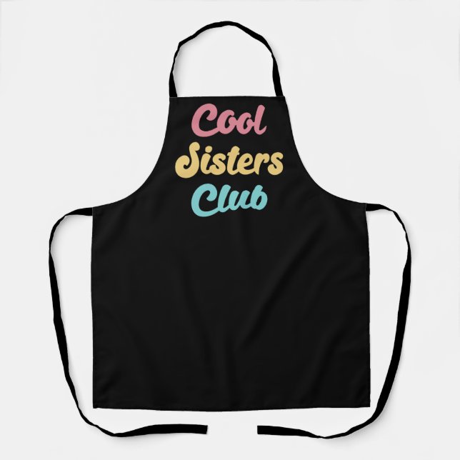 Tablier Cool Sisters Club II (Recto)