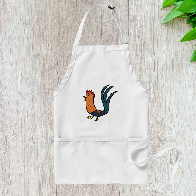Tablier Coq de dessin animé mignon (Créateur téléchargé)