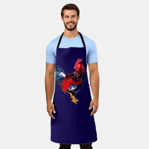 Tablier coq gallinacé mâle
