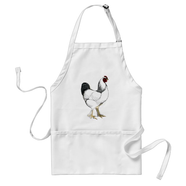 Tablier Coq léger de Brahma - poulet vintage élégant (Devant)