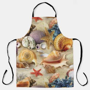 Tablier Coques de mer sur la plage