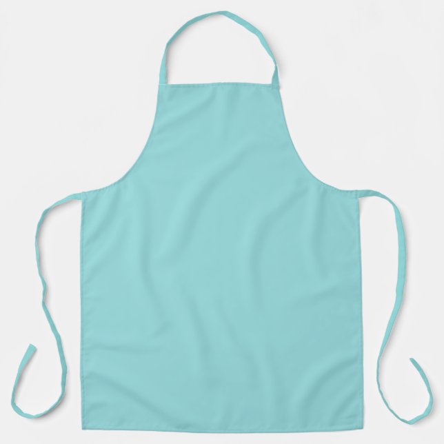 Tablier Coquille de Patelle Bleu Vert Saison Printanière C (Recto)