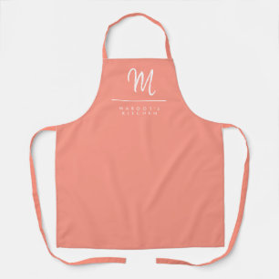 Tablier Corail Cascade Monogramme Apron