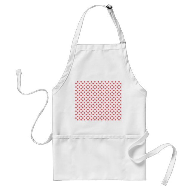 Tablier Coral rose Pois par Shirley Taylor (Devant)