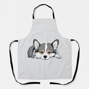 Tablier Corgi adorable mignonne animal Dormir Calme relaxa