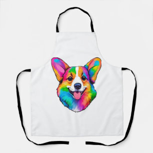 Tablier Corgi Coloré