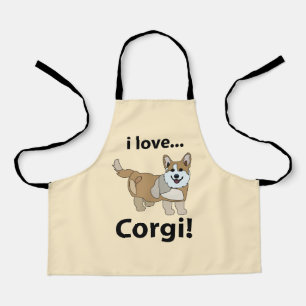 Tablier Corgi I Love Corgi Kids