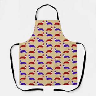 Tablier Corgi multi-cardigan