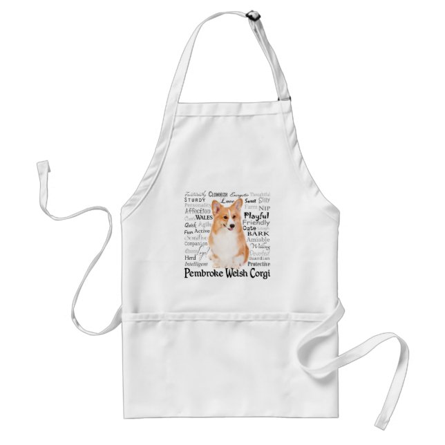 Tablier Corgi Traits Apron (Devant)