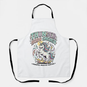 Tablier Corne de Tonnerre Licorne Énergie Produit Style Ré