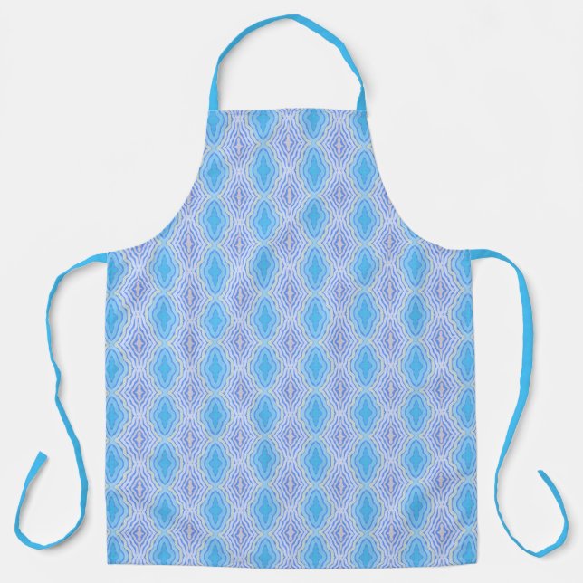 Tablier Cornflower Couleurs complémentaires Shabby Design  (Recto)