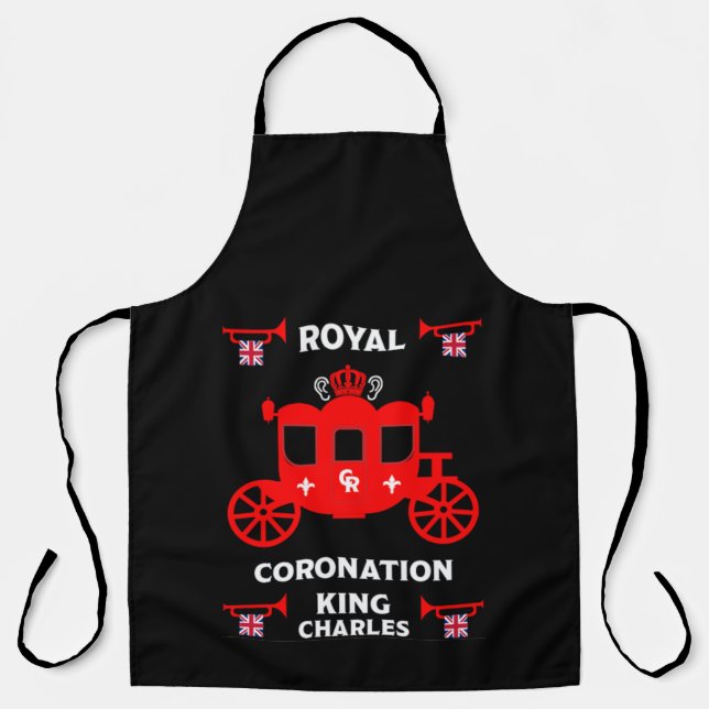 Tablier Coronation royale roi Charles III (Recto)