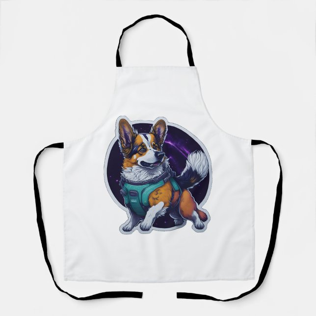 Tablier Cosmo Spacedog Voyageur Galactique chien (Recto)