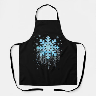 Tablier Costume de flocon de neige Hiver Noël Matching Men