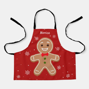 Tablier Costume De Noël En Pain D'épices Pour Enfants