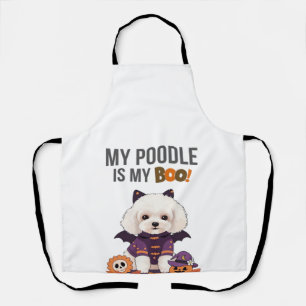 Tablier Costume d'Halloween pour Caniche Mon Caniche est m