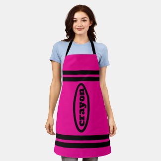 Tablier Costumes famille et groupe Crayon Apron - Fuchsia