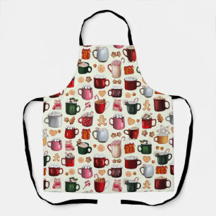 Tablier Cosy cacao chaud Cabine et soins d'hiver