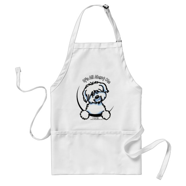 Tablier Coton de Tulear Tout sur moi (Devant)