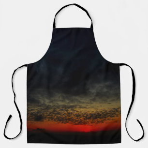 Tablier Coucher de soleil avant la tempête