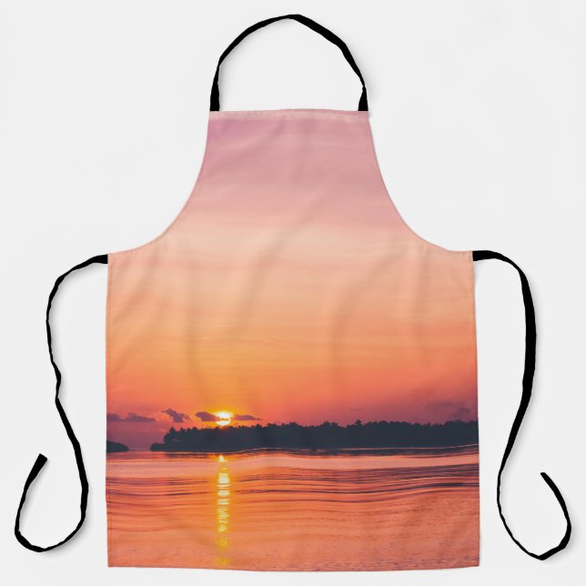 TABLIER COUCHER DE SOLEIL SUR HORIZON (Recto)