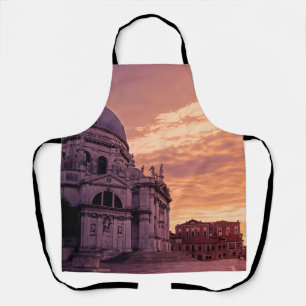 Tablier Coucher de soleil sur la basilique de Venise
