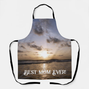 Tablier Coucher de soleil sur la mer arabe