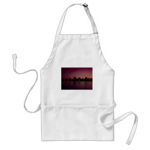 Tablier Coucher de soleil sur la skyline de New York