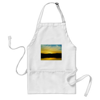 Tablier Coucher de soleil sur le lac Mt Yellow