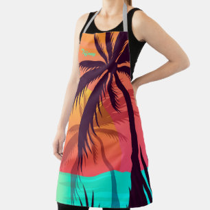 Tablier Coucher de soleil tropical