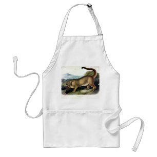 Tablier Cougar ou Puma, Panther, Lion de montagne, Montagn