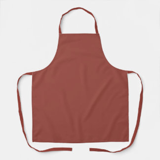 Tablier Couleur de Cognac solide Minimaliste Plain moderne