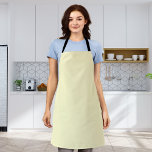 Tablier Couleur solide de chiffon citron<br><div class="desc">Couleur solide de chiffon citron</div>