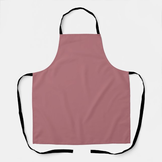 Tablier Couleur solide Rose poussiéreux (Recto)