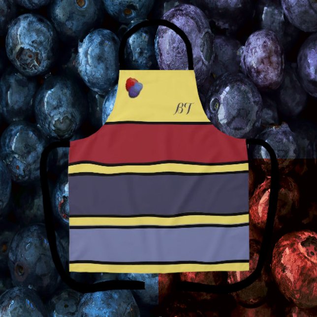 Tablier couleur tarte à framboise personnalisé (Créateur téléchargé)