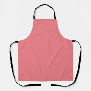 Tablier Couleur uni rose corail foncé rose