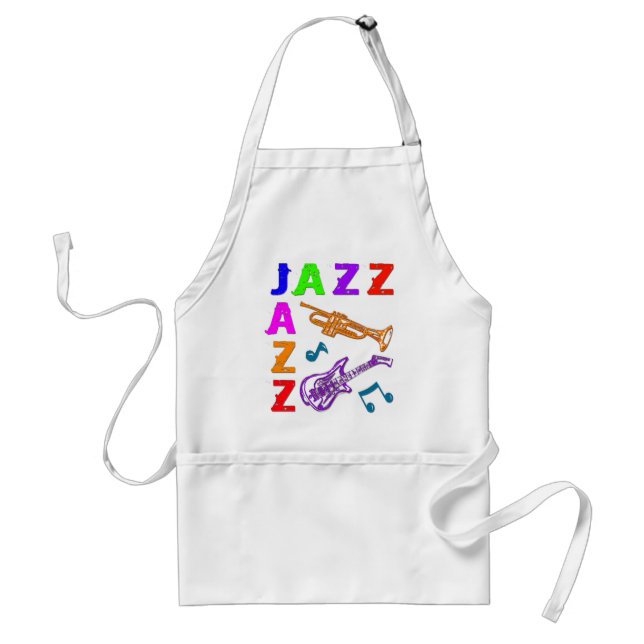 TABLIER COULEURS DE JAZZ (Devant)