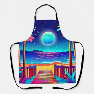 Tablier Couleurs de plage Lune