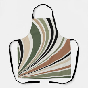 Tablier Couleurs de terre colorées vibes rétro