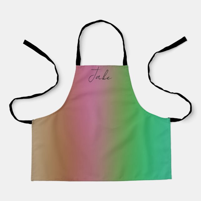 Tablier Couleurs douces mélangées Apron Enfants Petits (Recto)