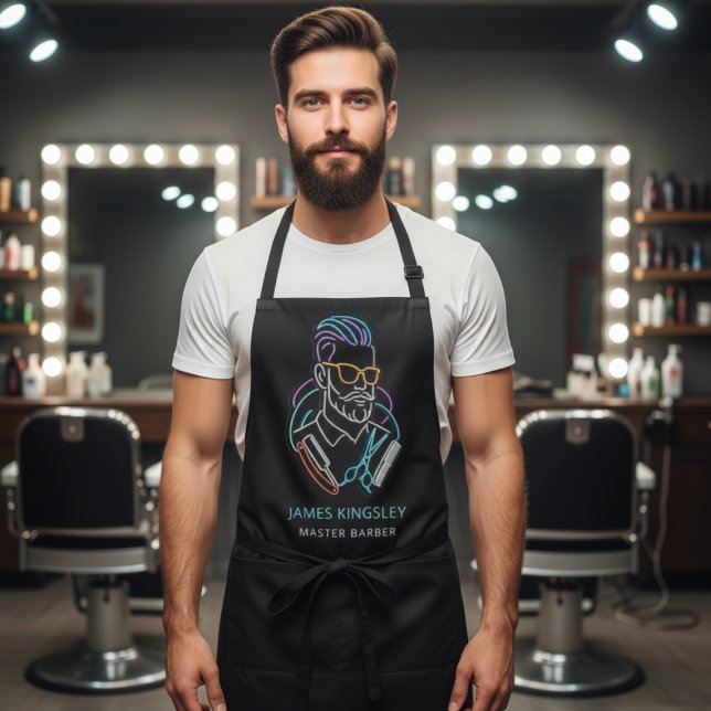 Tablier Coupe de cheveux professionnelle Taille de barbe T (Créateur téléchargé)