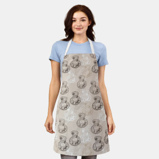 Tablier Coupe de thé turque soucoupe de sucre cubes