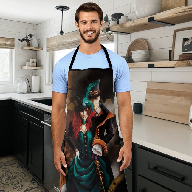 Tablier Couple Steampunk Victorien (Créateur téléchargé)