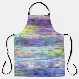 Tablier Coups de pinceau d'art abstrait moderne