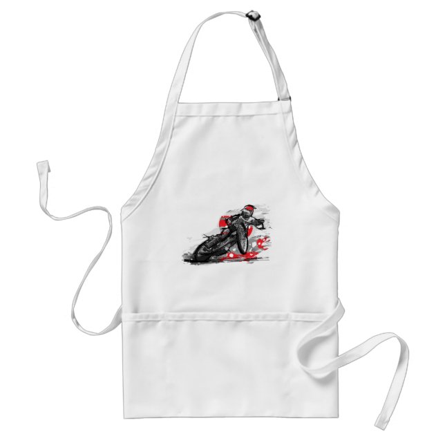 Tablier Coureur plat de moto de voie de speed-way (Devant)