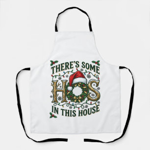 Tablier Couronne de Noël de Hos House Chapeau de Père Noël