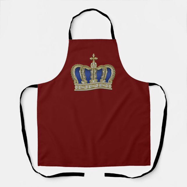 Tablier Couronne d'or - luxe royal 5 (Recto)